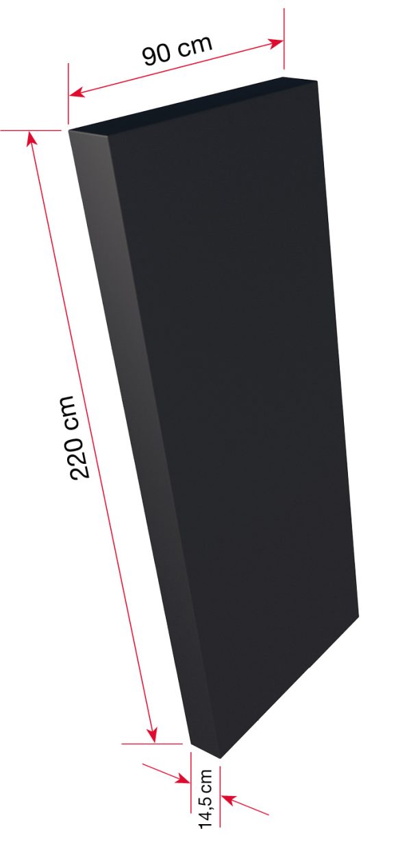 Læskærm Block BS 220 cm Alu Antracit - Image 4
